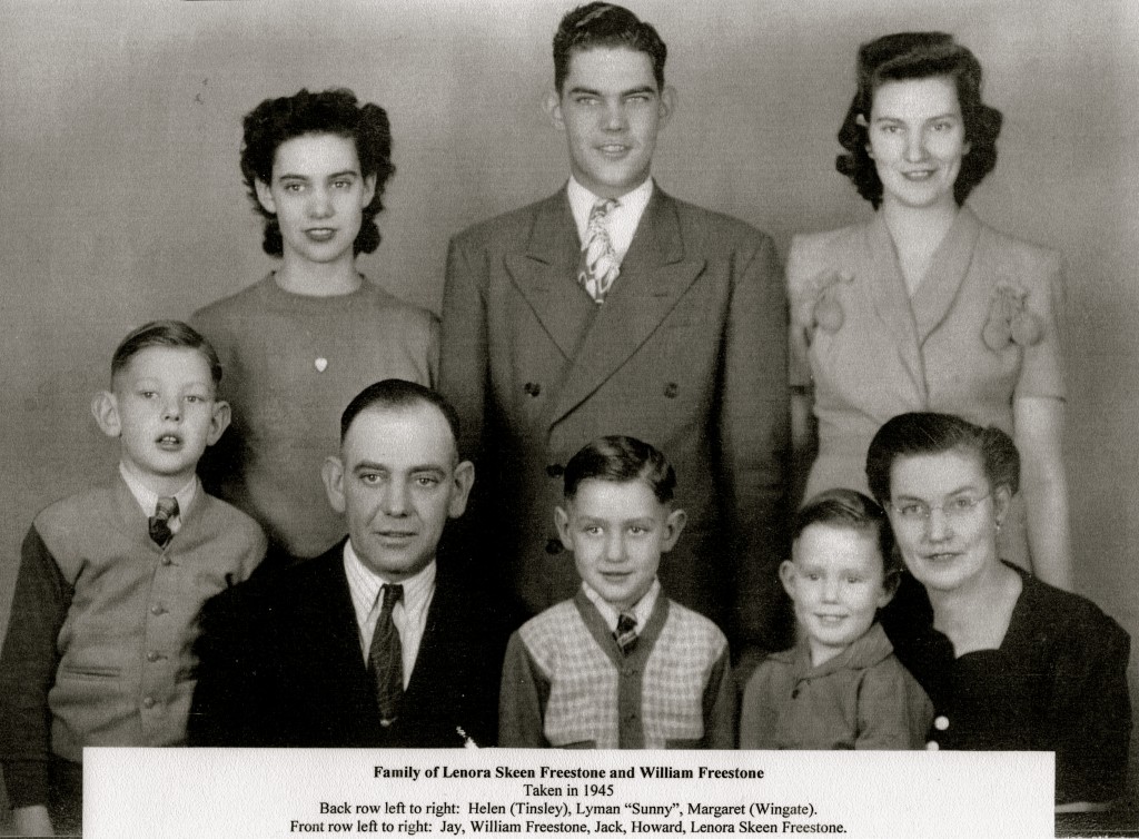 William S. and Lenora Skeen Freestone Family