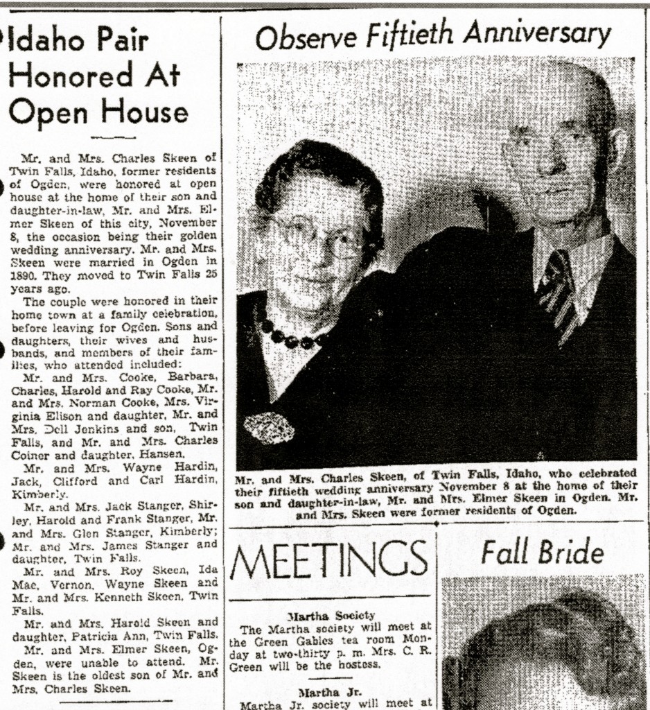 Ogden Standard Examiner November 10, 1940