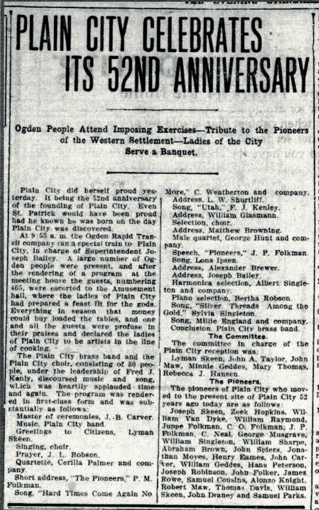Ogden Standard Examiner March 18, 1911