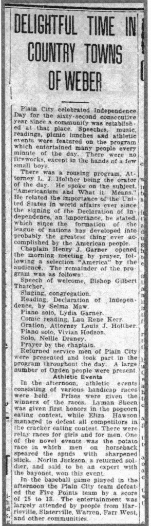 Standard Examiner July 5, 1919